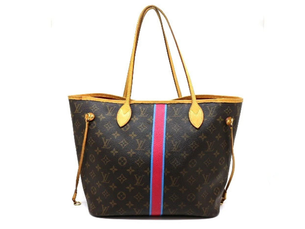 LOUIS VUITTON Neverfull My LV Heritage Monogram Tote Bag